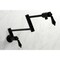Kingston Brass KS4100PKL Duchess Wall Mount Pot Filler, Matte Black KS4100PKL - alternate 2